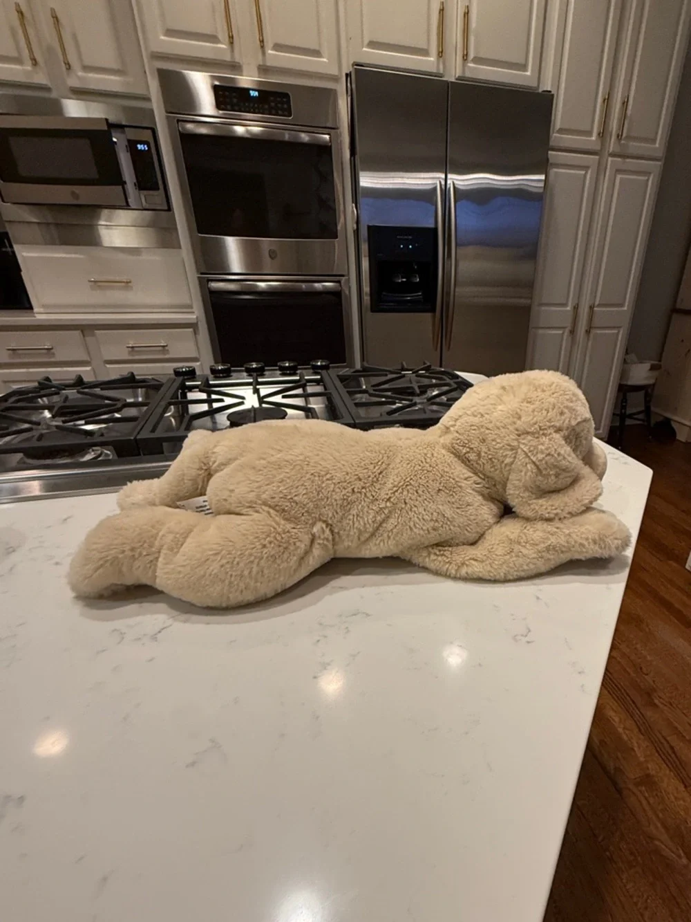 FAO Schwarz Cream Plush Golden Retriever Puppy Dog Toy 2021